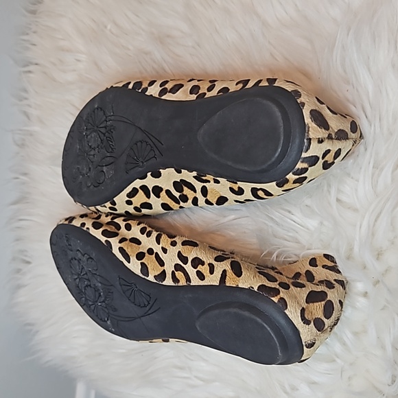 Steve Madden Women's Heaven Cheetah Print Fabric Ballet Flats - Picture 8 of 8